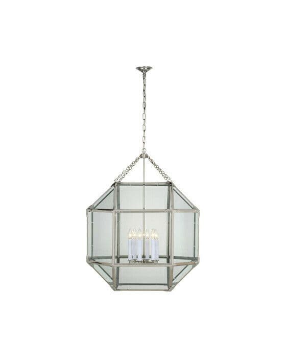 Morris Grande taklampa nickel