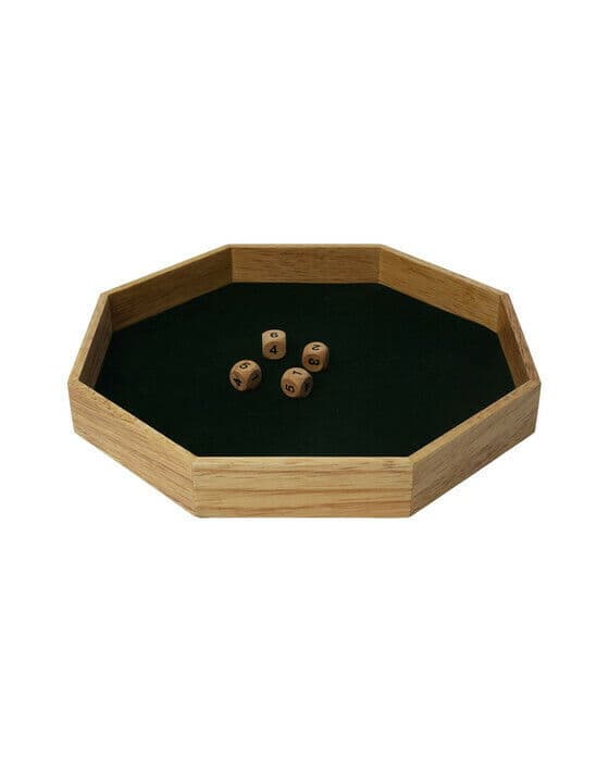 Tärningsbricka grön