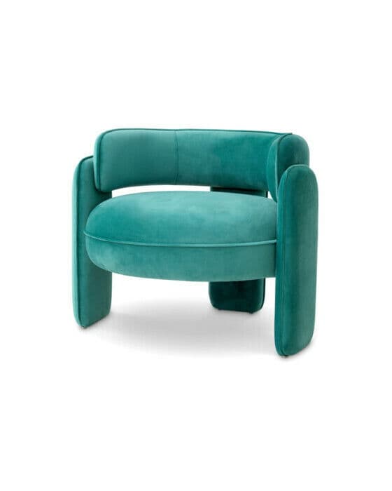Chaplin fåtölj savona turquoise