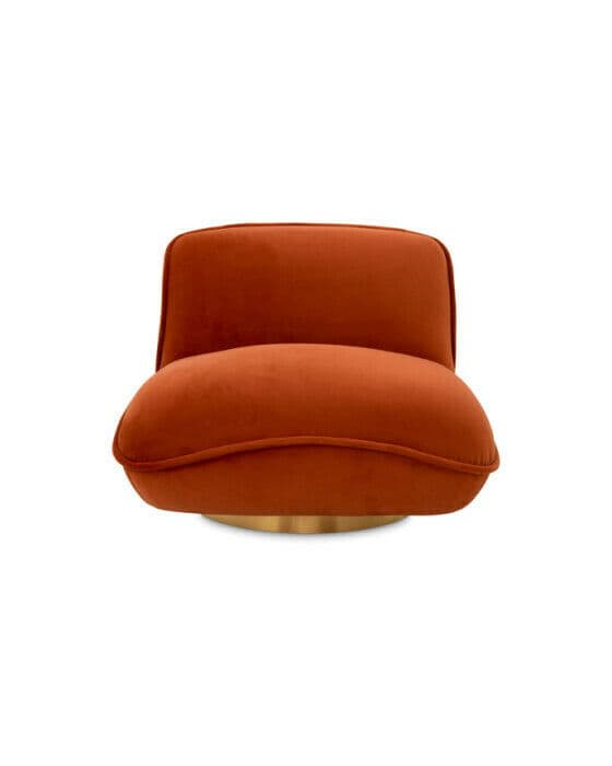 Relax fåtölj savona orange velvet