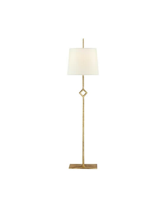 Cranston bordslampa Gilded Iron/linne
