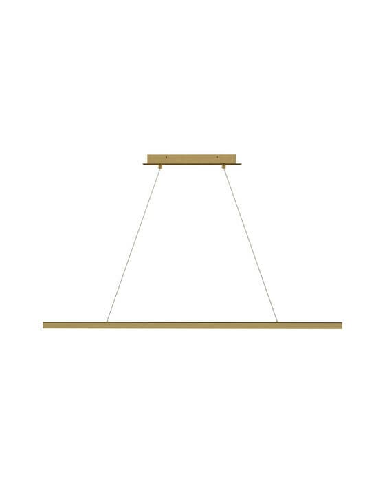 Dessau 48"" taklampa linjär mässing