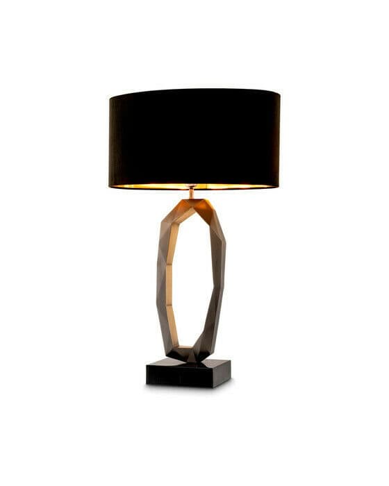 Santos bordslampa gunmetal