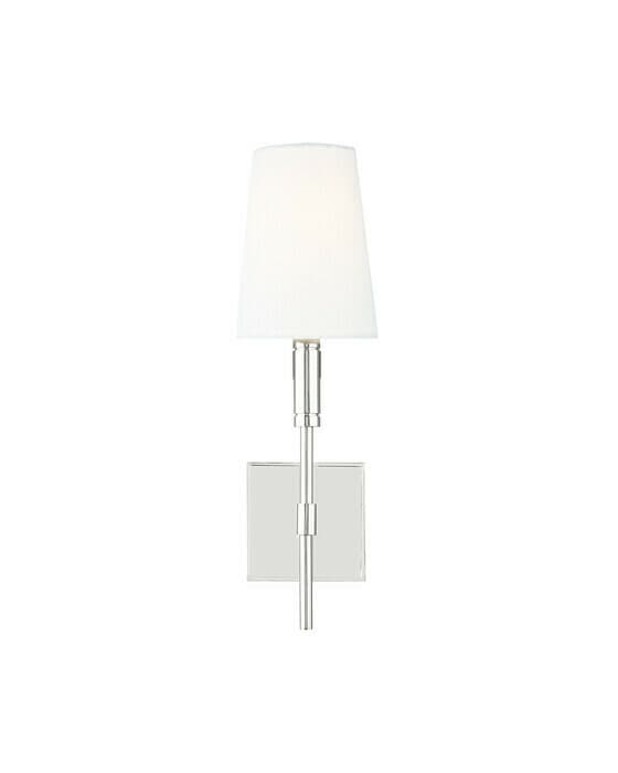 Beckham vägglampa nickel