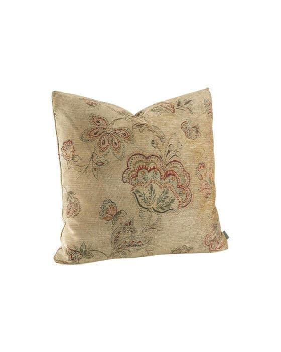 Miralago Flower kuddfodral beige