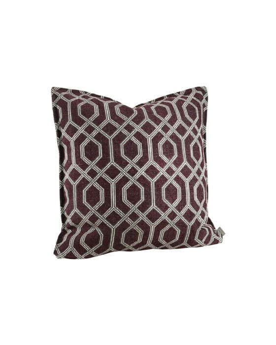 Prese kuddfodral aubergine