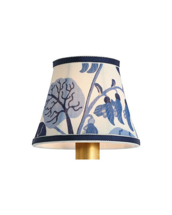 Schumacher 5" lampskärm marine exotic butterfly bell empire