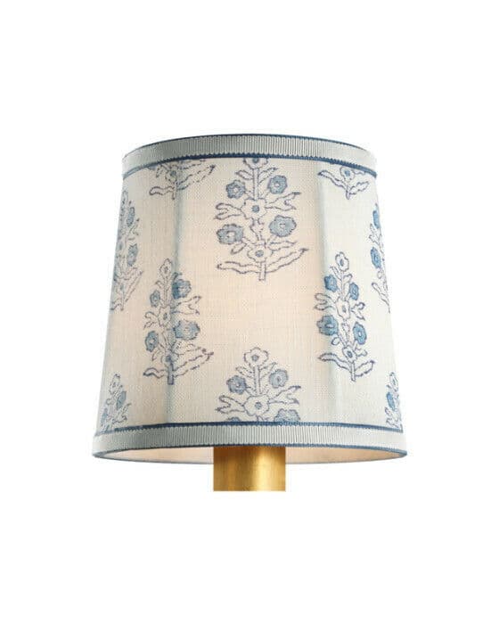 Schumacher 5" lampskärm blue aditi soft empire