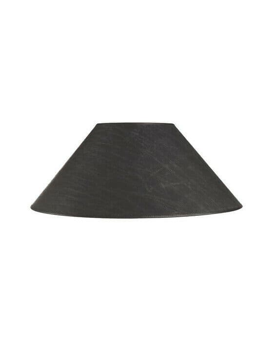 Non La lampskärm leather ebony