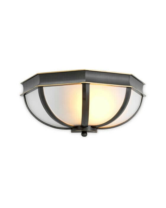 Jenkins vägglampa brons