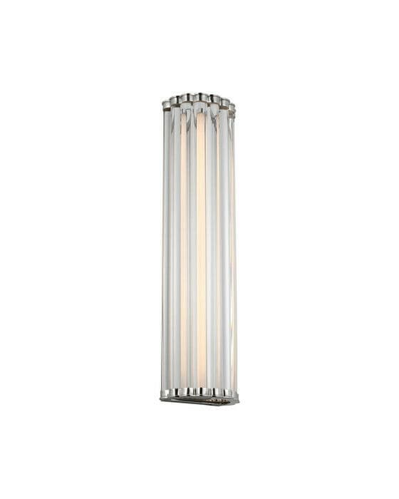 Kean 21"" vägglampa nickel