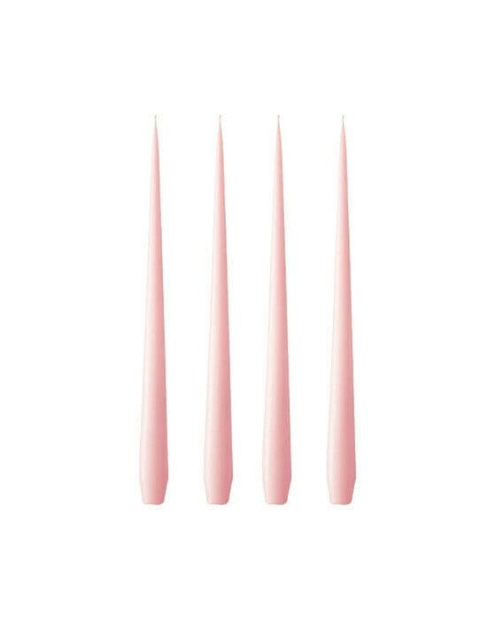 Kronljus rose quartz 4-pack