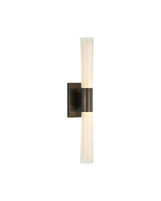 Brenta vägglampa brons