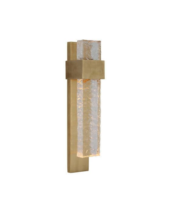 Brock vägglampa mässing