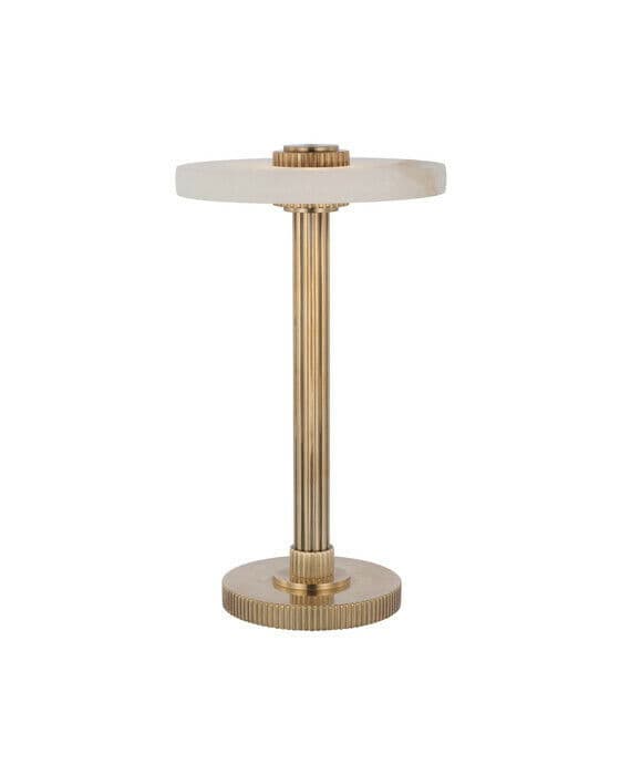 Aran bordslampa uppladdningsbar antik mässing