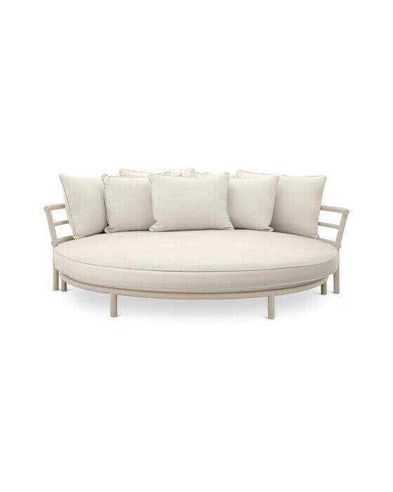 Laguno soffa rund lewis off-white/grey
