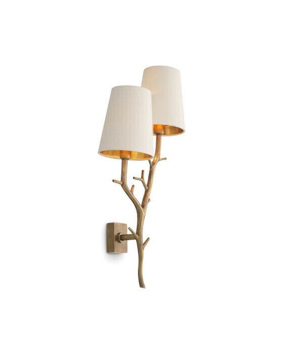 Syracuse vägglampa vintage brass