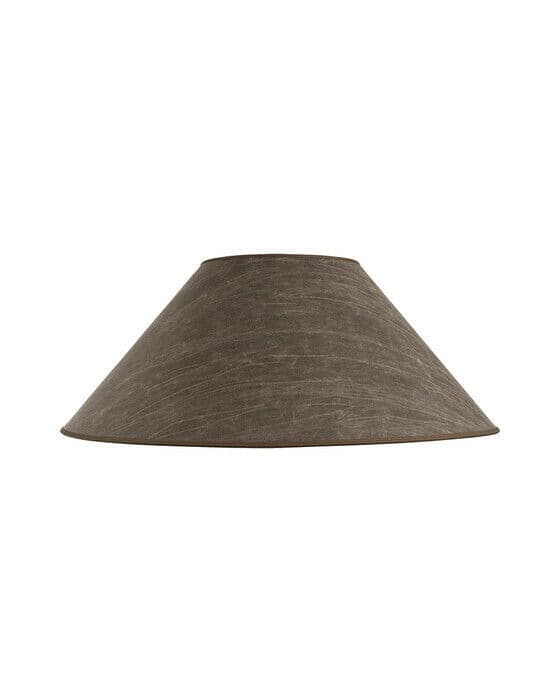 Non La lampskärm leather pale brown