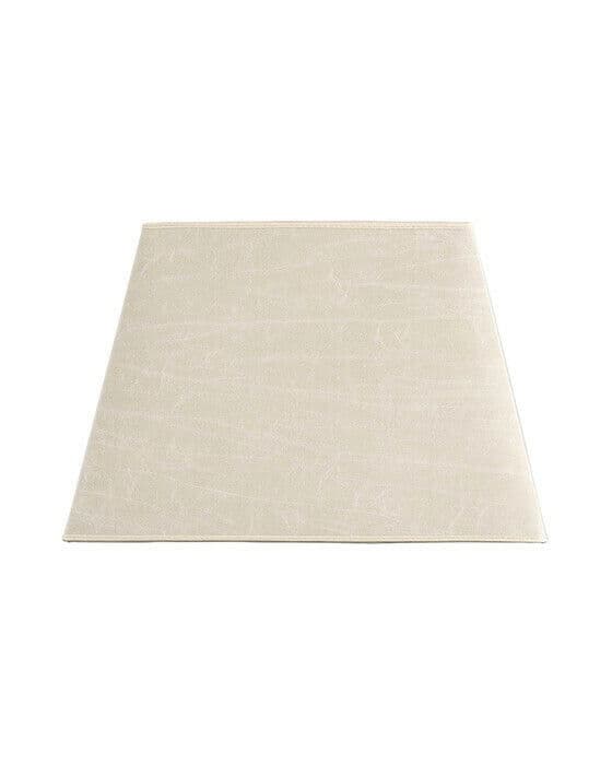 Square lampskärm leather cream