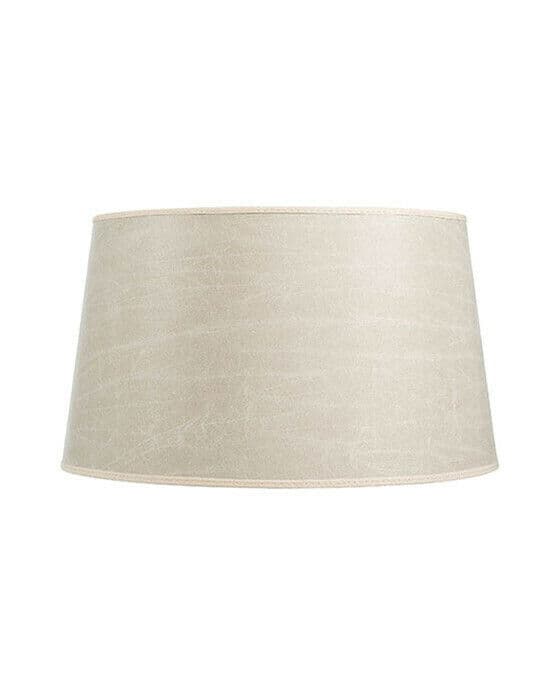 Classic lampskärm leather cream