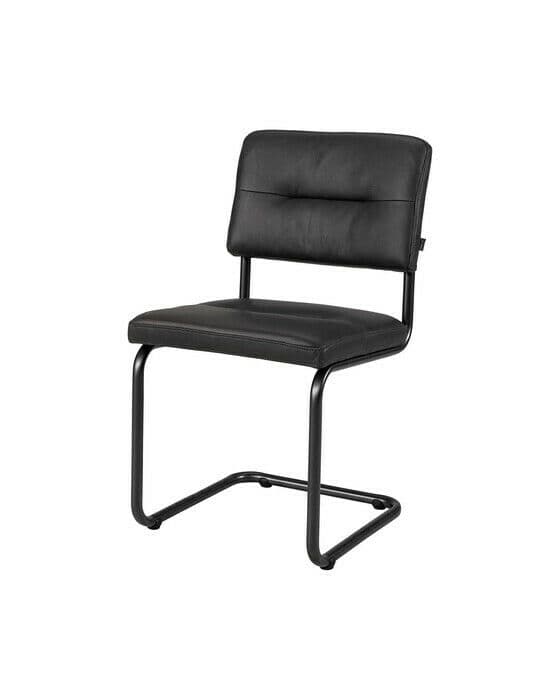 Caspian matstol läder anthracite