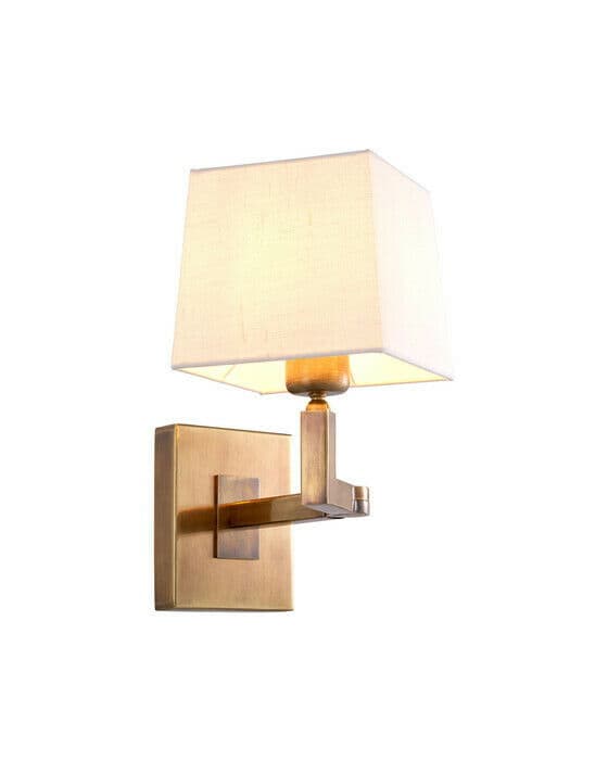 Cambell vägglampa mässing