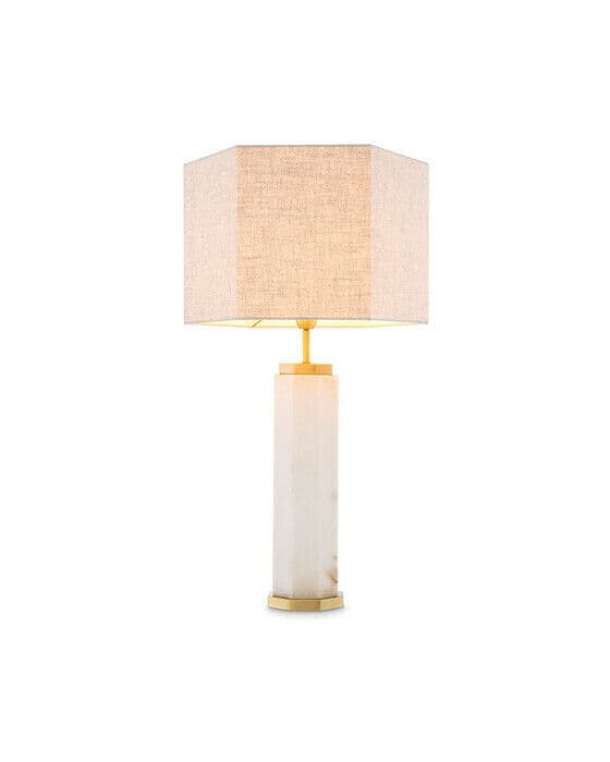 Newman bordslampa alabaster