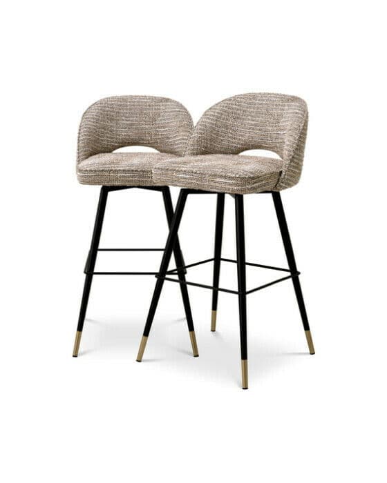 Cliff barstolar mademoiselle beige 2-set