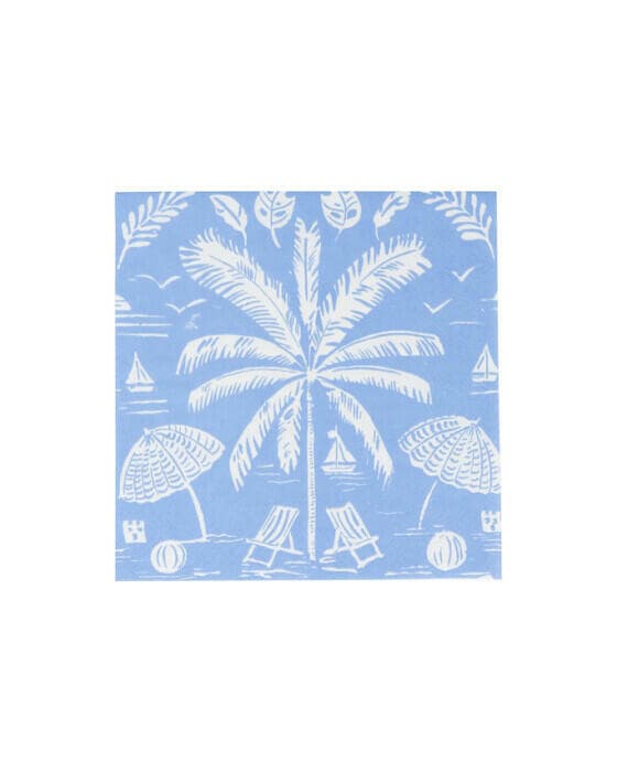 Palms and Ocean servetter 20-pack