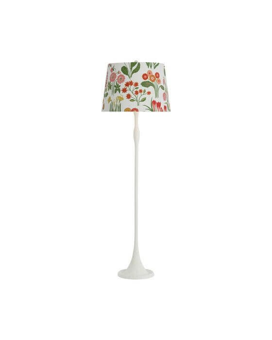 Romero golvlampa vit/rosa