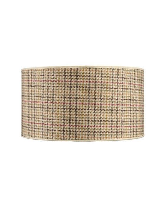 Cylinder lampskärm harris tweed forest OUTLET