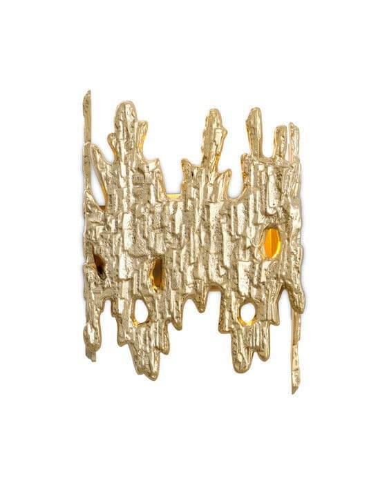 Creten vägglampa guld