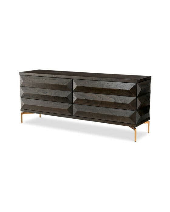 Denver byrå mocha oak veneer