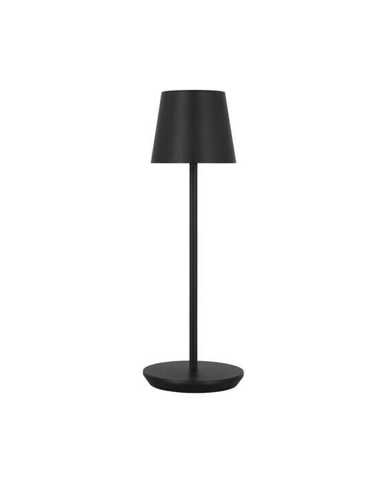 Nevis bordslampa uppladdningsbar svart