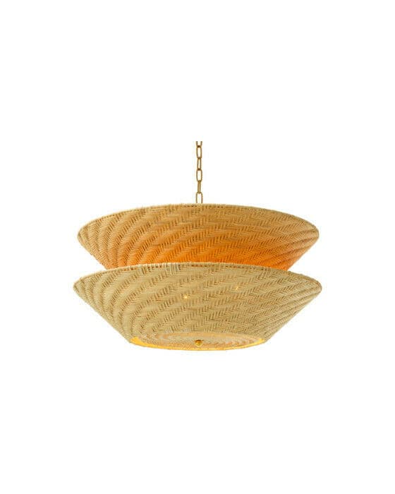 Tavira taklampa natural rattan