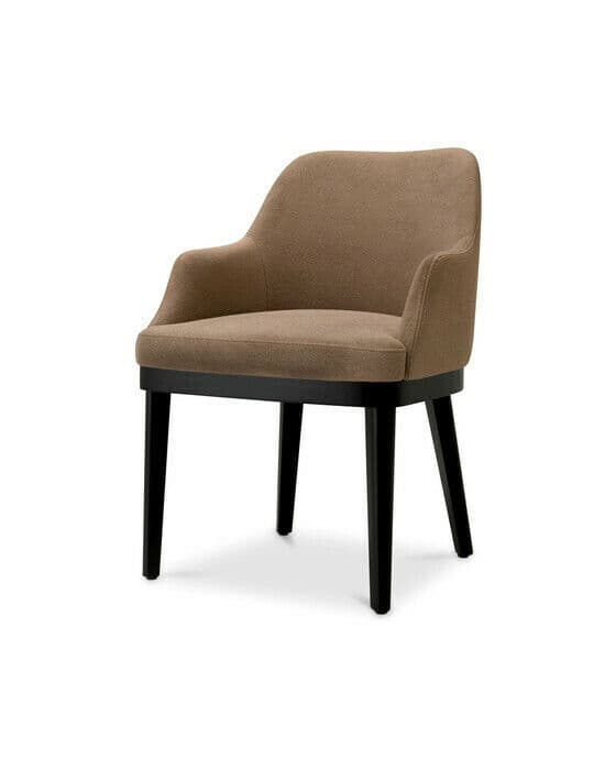 Costa karmstol med hylla sabino brown