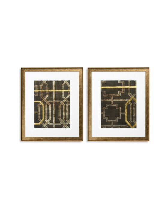 Trellis Pattern II by Ethan Harper 2-set