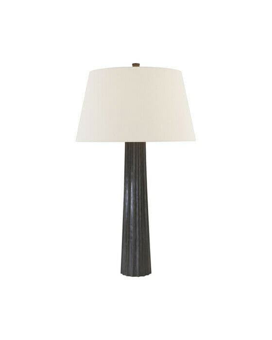 Fluted Spire bordslampa svart
