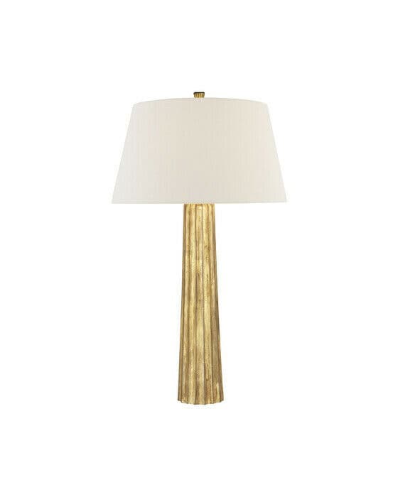 Fluted Spire bordslampa Gilded Iron