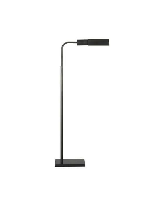 Studio portabel golvlampa brons