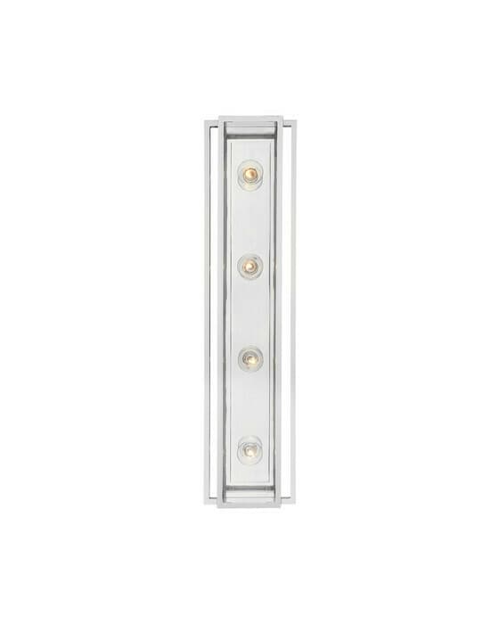 Halle 30"" vägglampa nickel