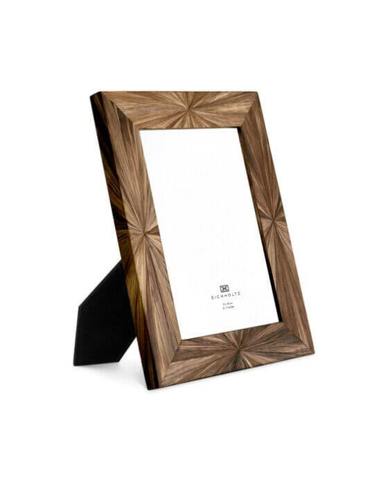 Harvard fotoram marquetry brun