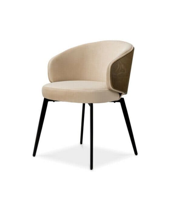 Camerota matstol sabino beige