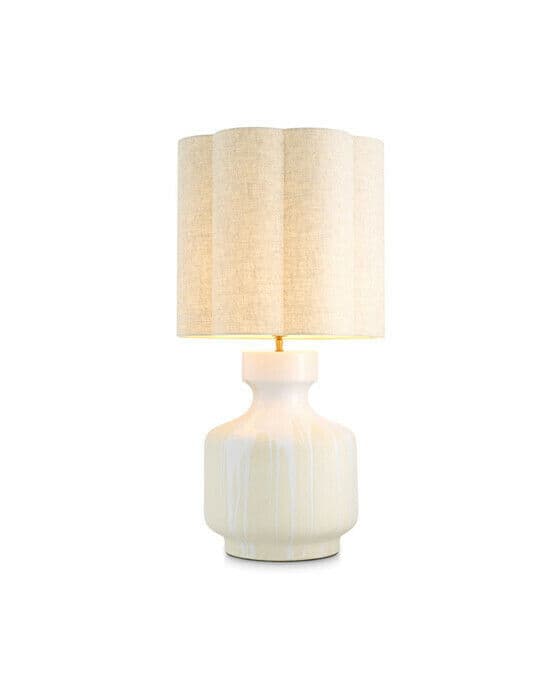 Lorena bordslampa vit