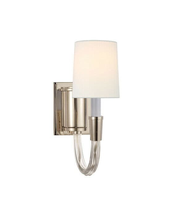Vivian vägglampa nickel