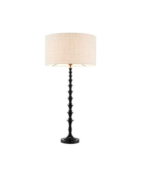 Arabella bordslampa piano black finish
