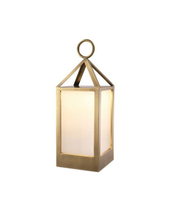 Riserva golvlampa antik mässing
