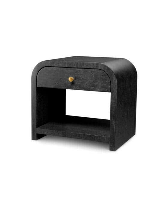 Rhodes sängbord charcoal grey