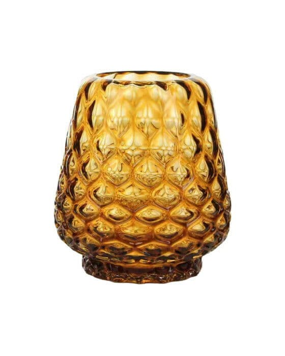 Mercer glasvas amber