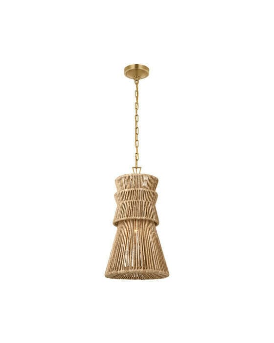 Antigua 13" takpendel natural abaca